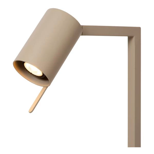 Lucide LESLEY - Schreibtischlampe - 1xGU10 - Taupe - detail 1